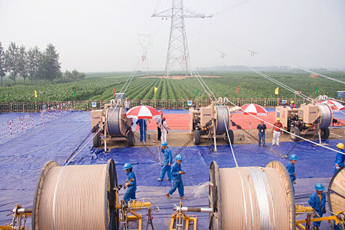ACSR for
                  1000kV AC Line in China